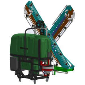 Erbicidator purtat Bufer, Panter Maxi Hidro, 1600 litri, lance 15 m in X, deschidere si ridicare hidraulica, latime de transport 3m, trijet